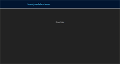 Desktop Screenshot of beautyondabeat.com
